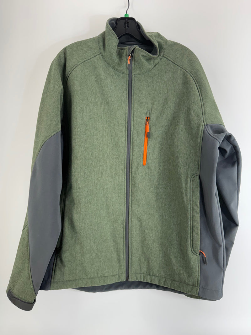 Kirkland Signature Green/Gray Jackets Size LG