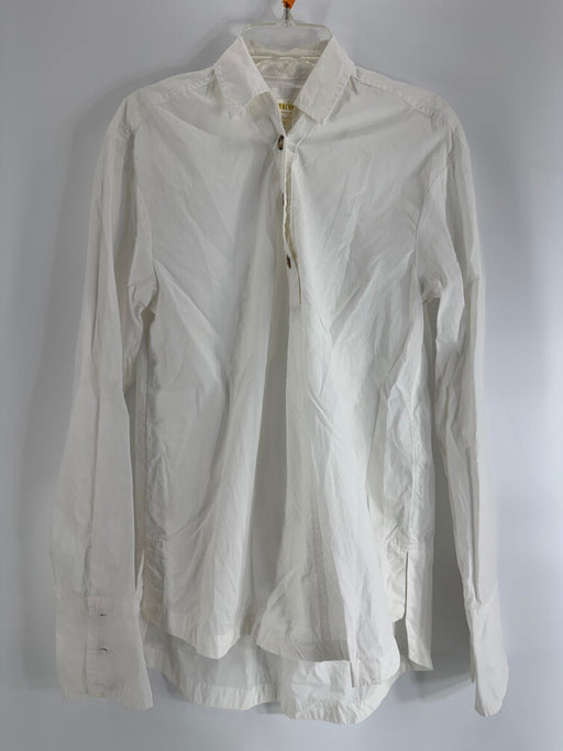 Maeve White Button Up Top Size SM