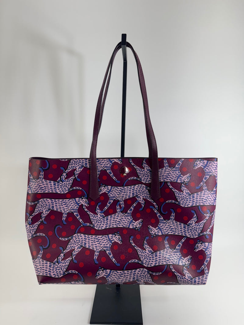 Kate Spade Molly Panther Dot Large Tote