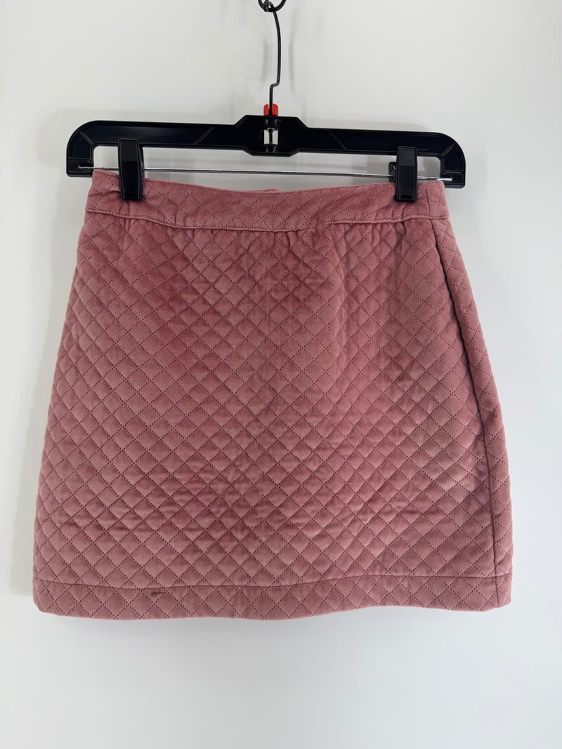 ALYA Pink Quilted Skirt Size XS