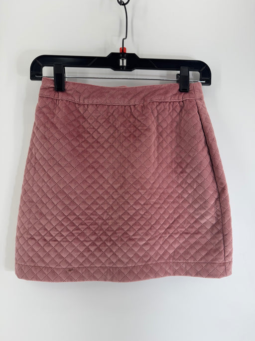 ALYA Pink Quilted Skirt Size XS