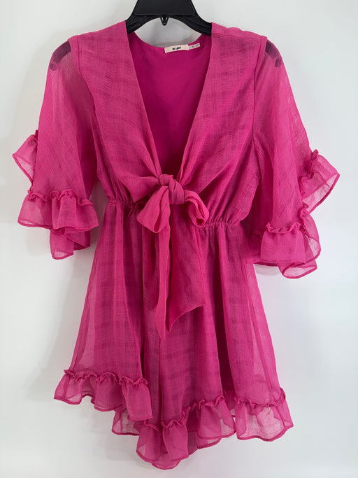 Mi Ami Pink Ruffle Romper Size XS