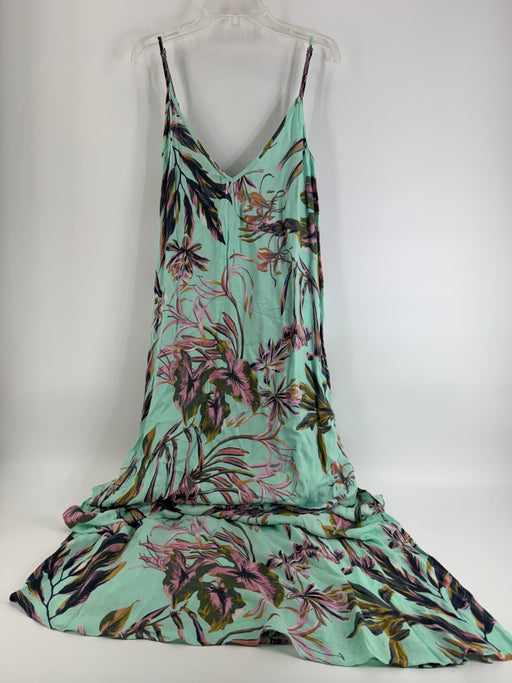 Oneill Mint Floral Maxi Dress Size SM