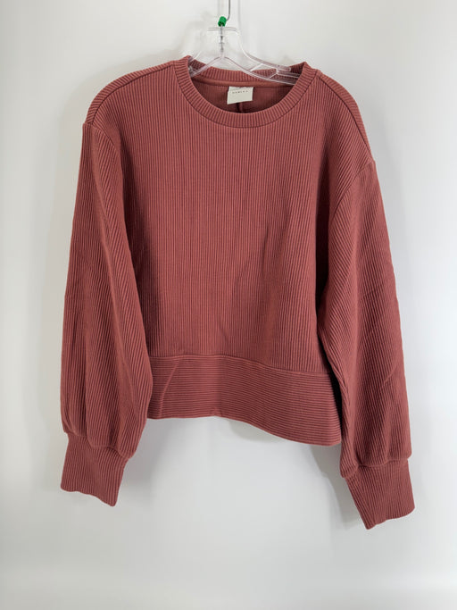 Varley Dusty Rose Ribbed Sweater Size LG