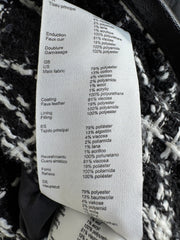 Maje Quilted/Tweed Reversible Coat Size 0