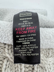 Hunter Black Rain Boots with Boot Socks Size LG