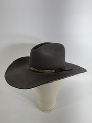 Charlie 1 Horse Run Away Gray Felt Hat Size 6.75