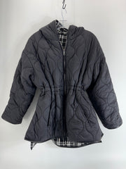 Maje Quilted/Tweed Reversible Coat Size 0