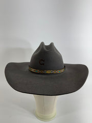 Charlie 1 Horse Run Away Gray Felt Hat Size 6.75