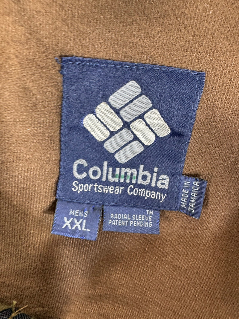 Columbia Camouflage Fleece Jacket Size 2Xl