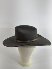 Charlie 1 Horse Run Away Gray Felt Hat Size 6.75
