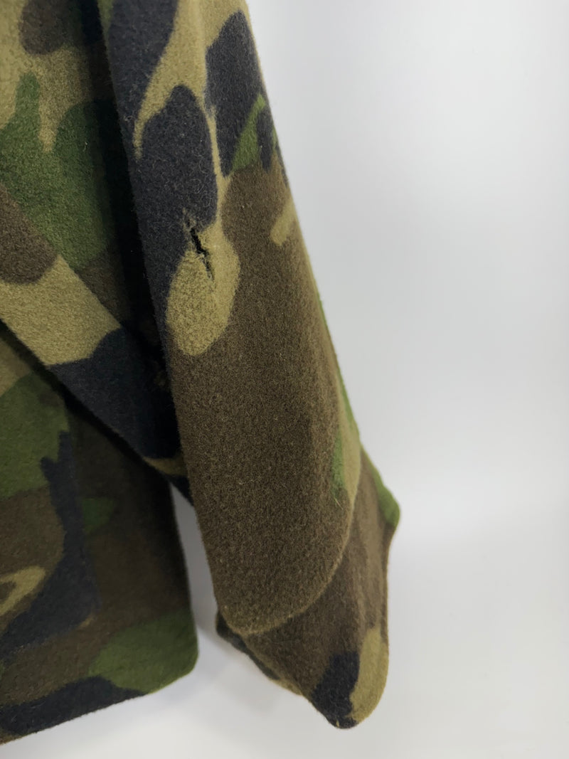 Columbia Camouflage Fleece Jacket Size 2Xl