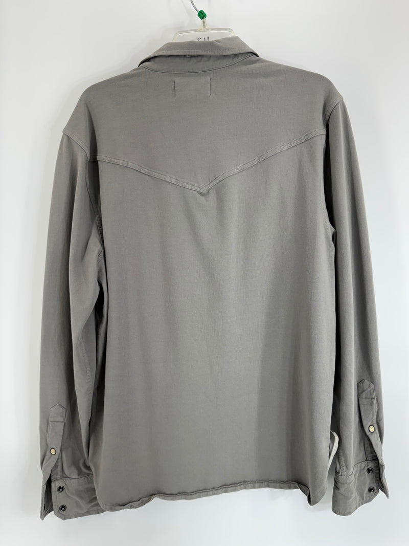The Normal Brand Gray Button Up Size LG