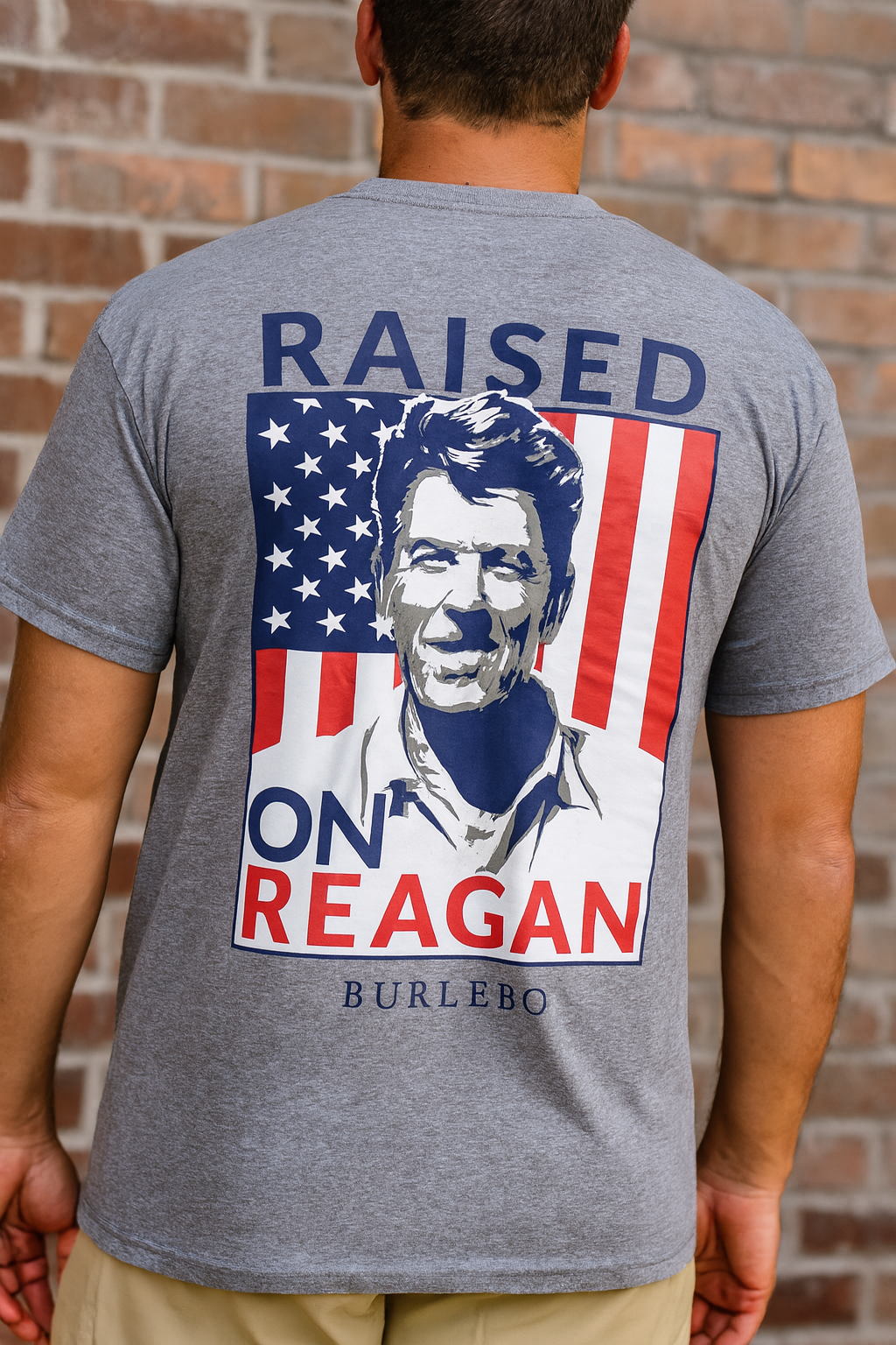 BURLEBO - RAISED ON REGAN SHORT SLEEVE - GRAY