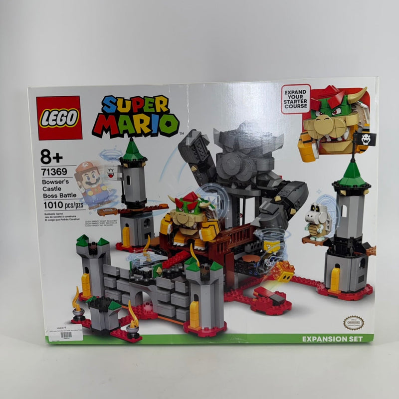 LEGO Super Mario 71369 Bowser's Castle Boss Battle Set New Sealed Box Wear